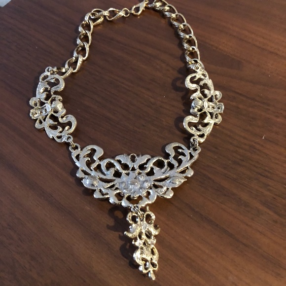 Vintage signed Gemcraft Craft necklace w Pearl - Picture 8 of 8